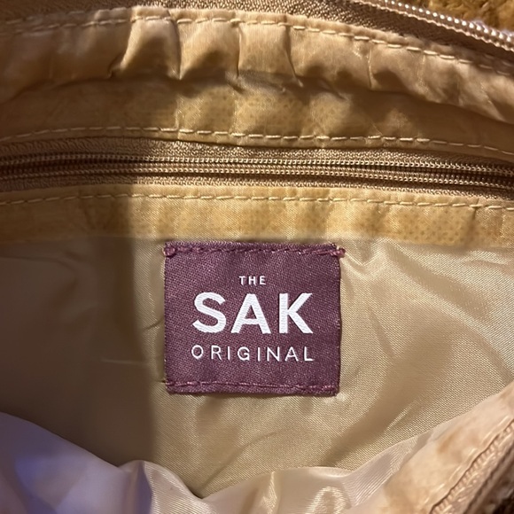 The SAK Purse Women’s Christy Ginger Gold Braided Clutch/shoulder bag - Picture 6 of 10